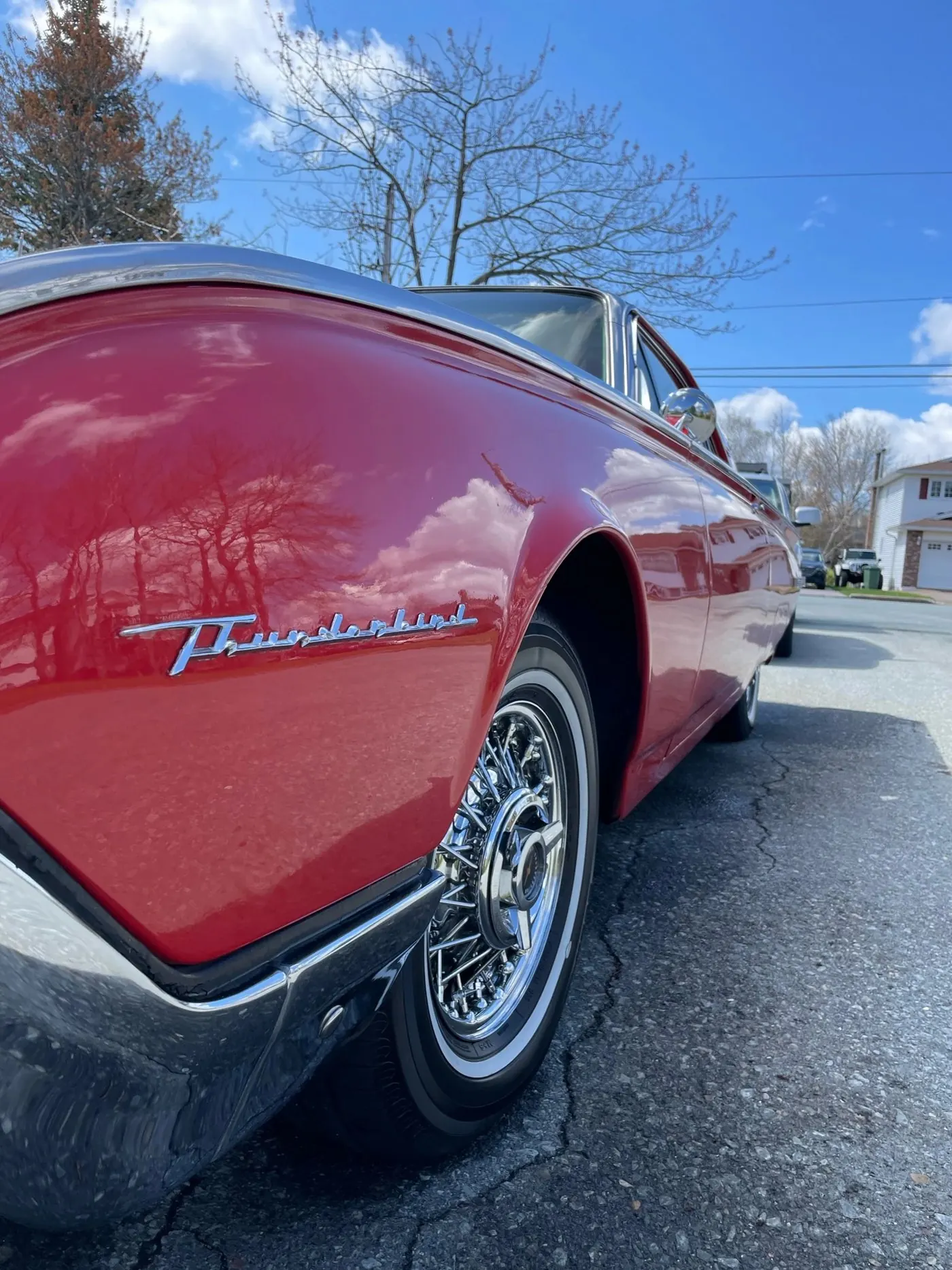Freshly detailed classic Ford Thunderbird — Darkside Detailing